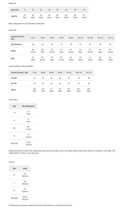 burberry size chart men's|burberry 10y size chart.